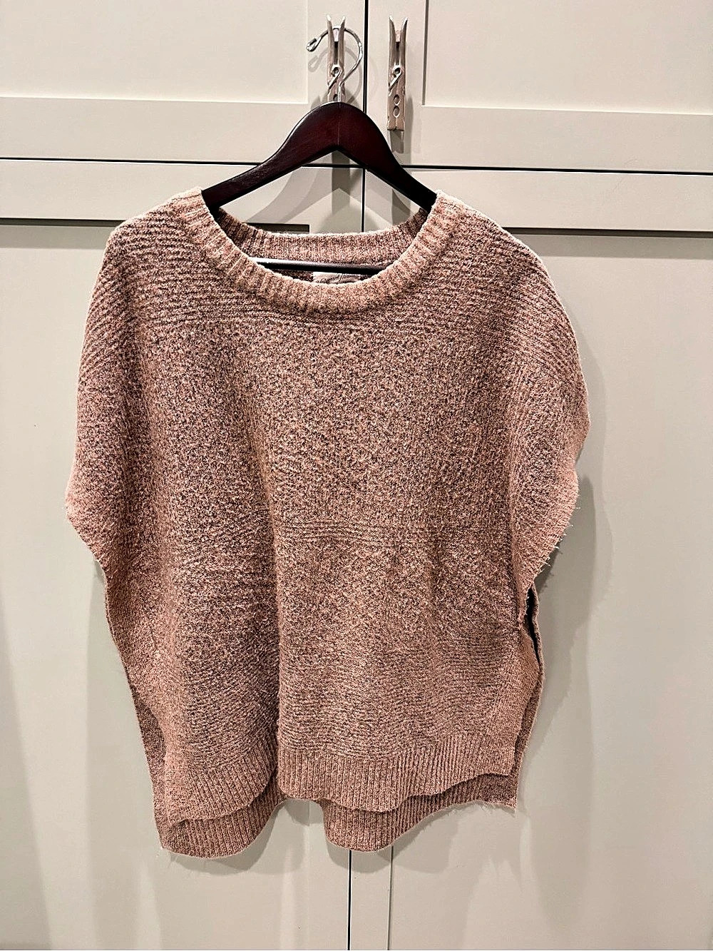 Universal Thread Tan Knit Sweater Poncho